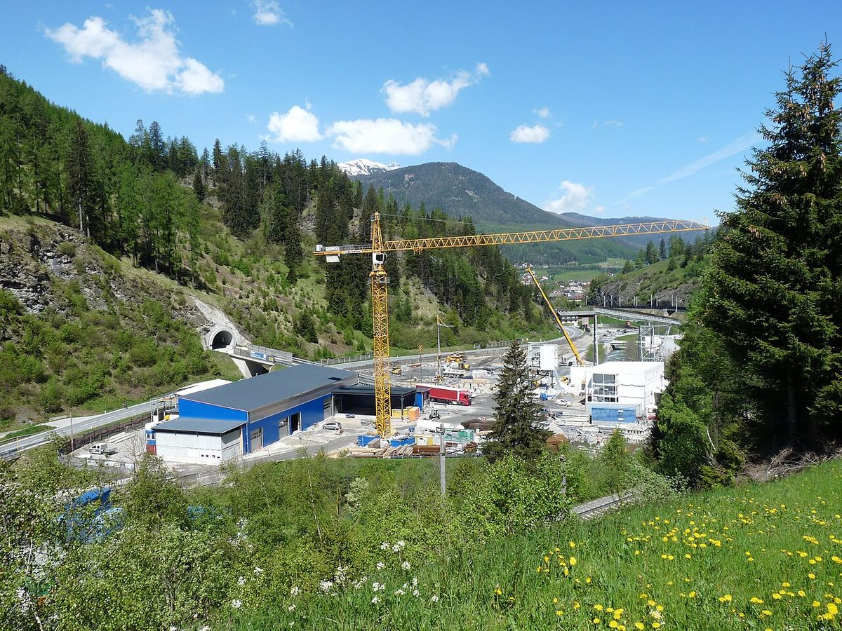 Baustelle Brennerbasistunnel — Symbolbild zum Thema Analyse