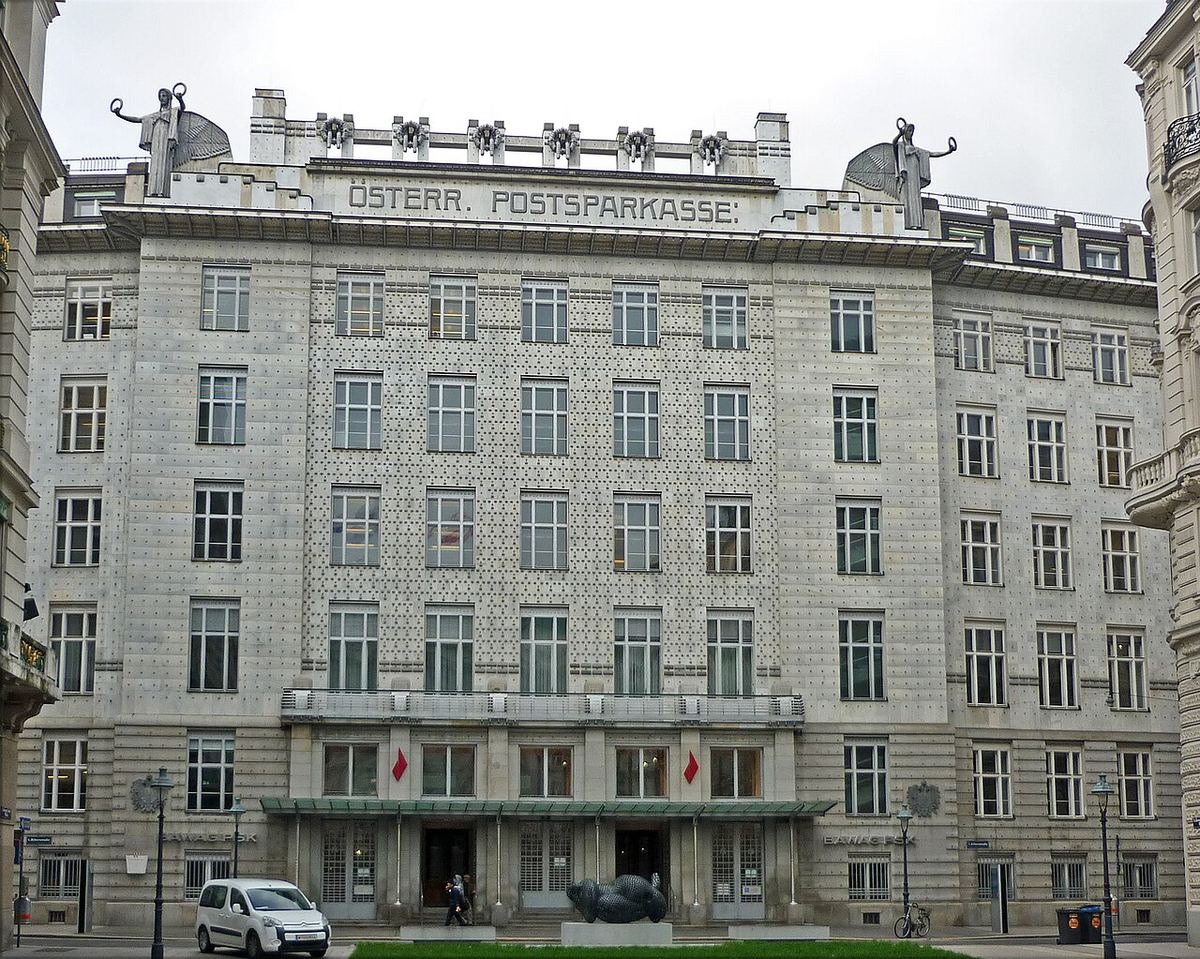 Postsparkasse Wien Fassade — Symbolbild zum Thema Analyse