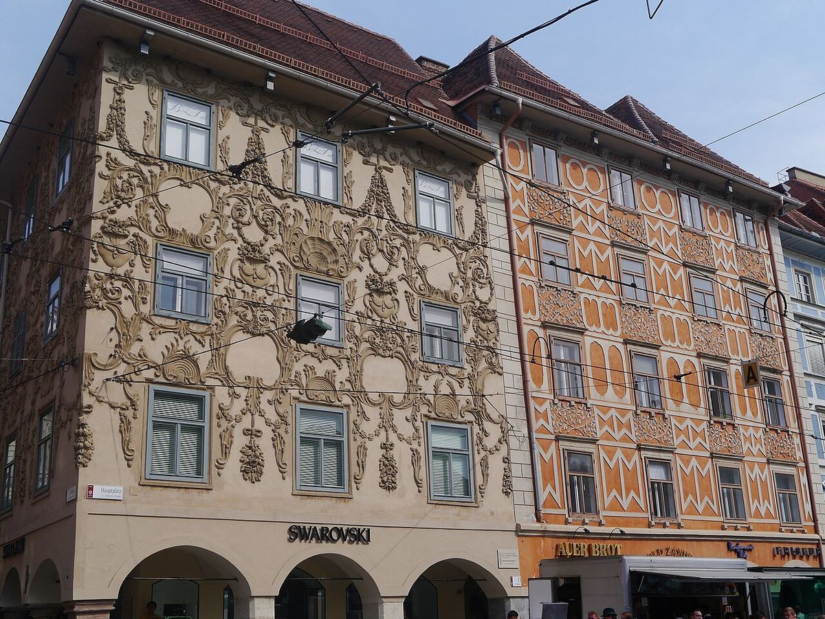Graz Altstadt mit Schlossberg — Symbolbild zum Thema Analyse